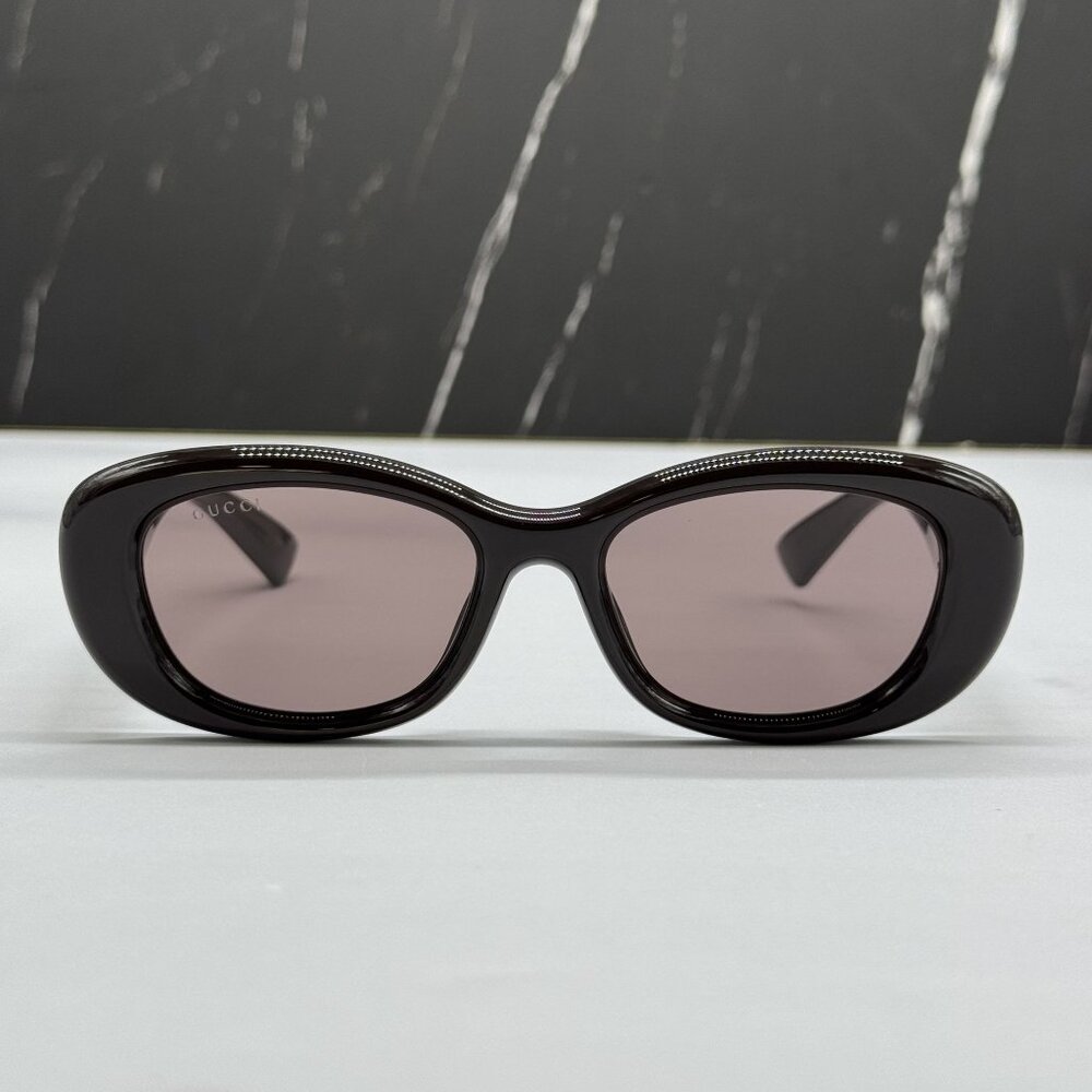 NEW GUCCI SUNGLASSES BROWN WOMEN EYEWEAR GUCCI GG1829SK 004 - Picture 4 of 11